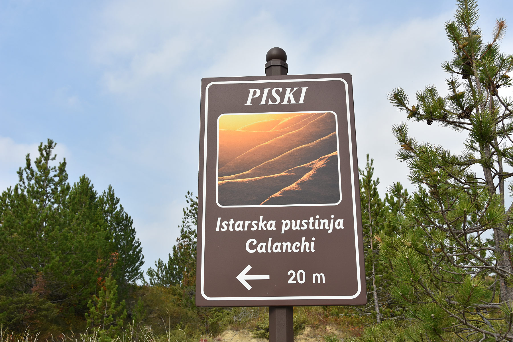 Istarska pustinja, Šterna - Čepić